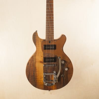 Strack Guitars Double Cutaway  Rustic Reclaimed Handmade Custom Les Paul Jr. image 2