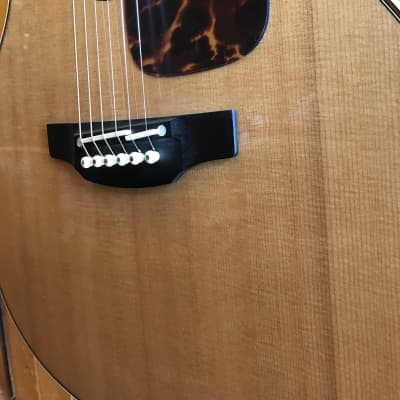Takamine CP7MO TT Thermal Top Series OM Acoustic/Electric Guitar - Natural Gloss w/Hard Case (Custom Setup) image 7