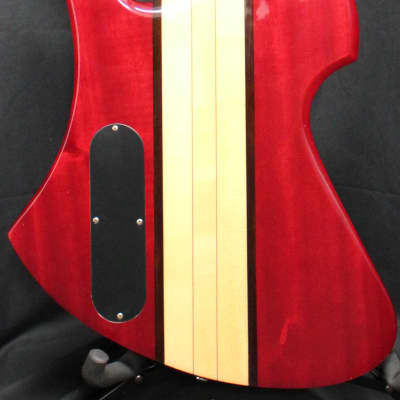 B.C. Rich Mockingbird NJ Classic Transparent Red Electric Guitar image 4