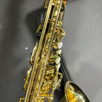 Like New Selmer Super Action 80 Series ii Alto Sax late 1990s  Gold Brass w/ S80 mouthpiece and custom case image 6