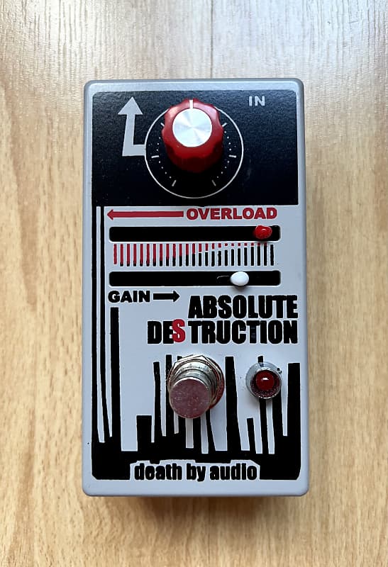 Pedal Guitar Death By Audio Absolute Destruction Grey Black