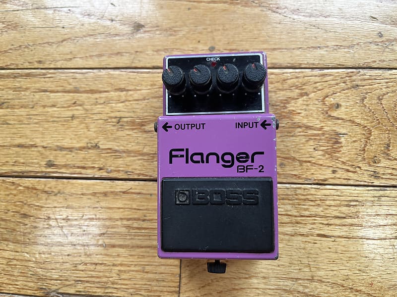 Boss BF-2 Flanger (Black Label) 1982 Made in Japan | Reverb