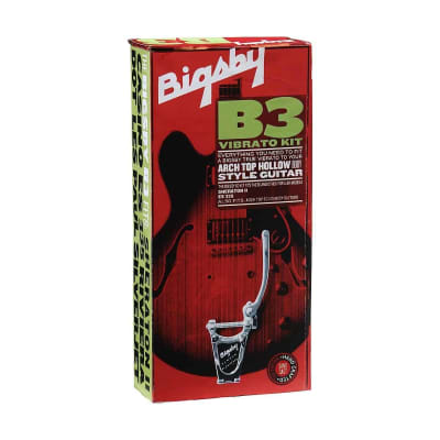Bigsby® B3 Vibrato Kit, Hollow Body Arch Top, Chrome image 2