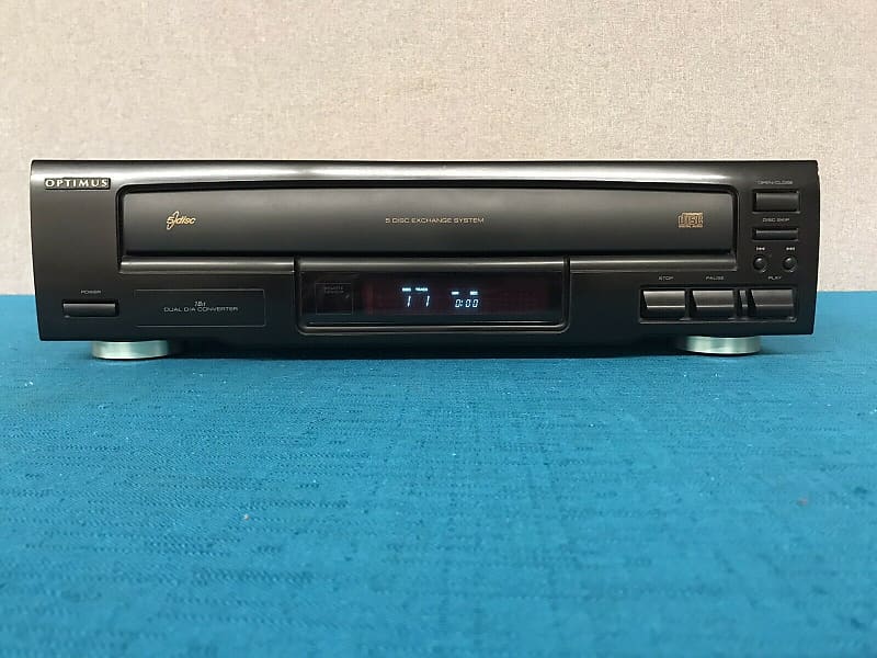 Vintage Optimus / Realistic CD-8150 - 5 Disc CD Player - Tested