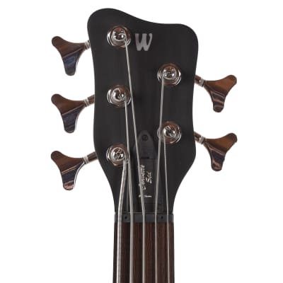 Warwick Pro Series Corvette Bubinga Active 5-String Bass, Natural Satin