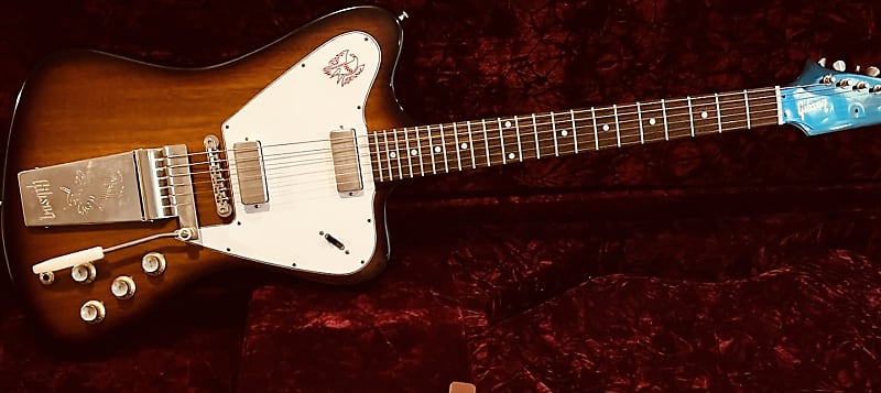Gibson Custom Shop '65 Non-Reverse Firebird V Reissue with Maestro Vibrola 2021 - Present - Vintage Sunburst VOS image 1