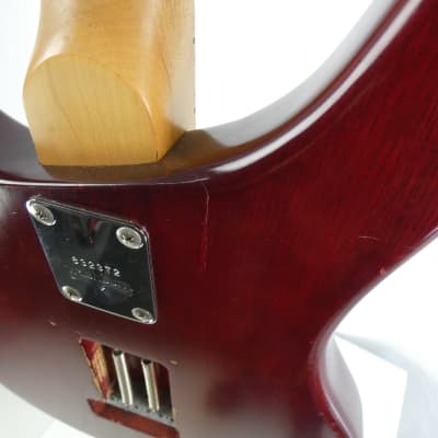 Washburn Force 2 mid-80's Project Guitar- Transparent Red - As-Is image 9