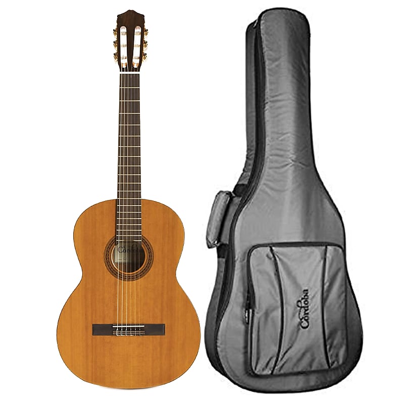 Cordoba C5 Cedar & Mahogany Classical Guitar Bundle w/ Cordoba Classical Guitar Gig Bag Full Size image 1