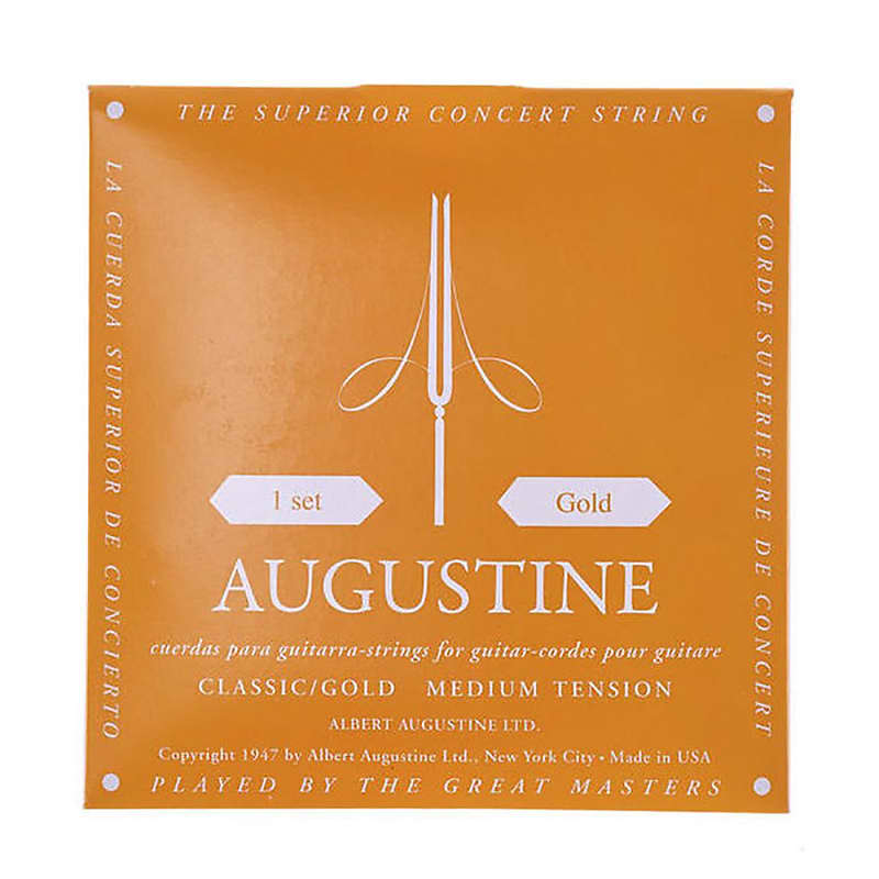 Augustine Classic Gold Standard Classical Guitar Strings Reverb