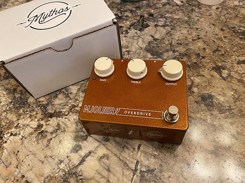 Mythos Pedals Mjolnir, Joey Landreth Limited 2023 - Orange | Reverb