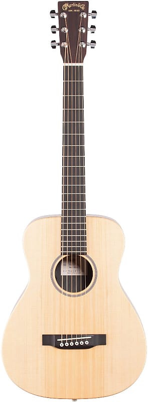 Martin X Series LX1E Little Martin Acoustic-Electric Guitar Natural image 1