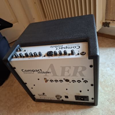 AER Compact Mobile2 Portable 60-Watt Acoustic Guitar Combo 2010s - Black image 3