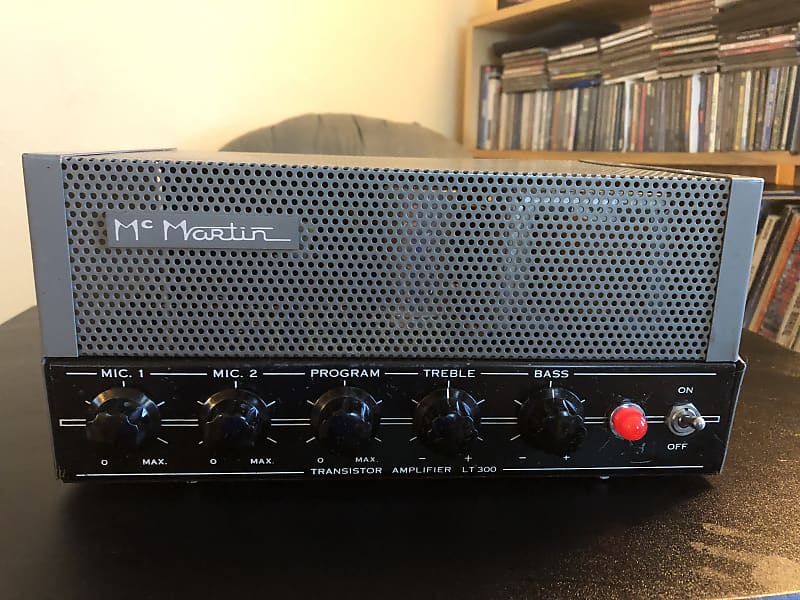 Vintage McMartin LT300, 32 Watt Germanium Transistor PA Reverb