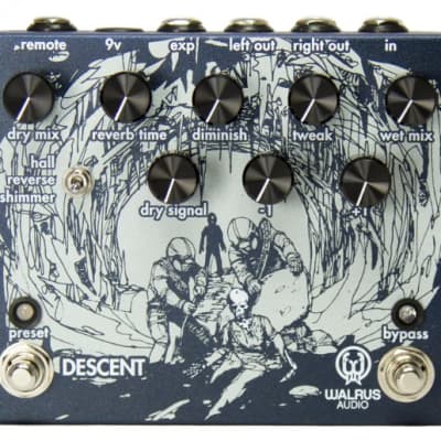 Walrus Audio Descent Reverb / Octave Machine 2015 - Present - Blue for sale