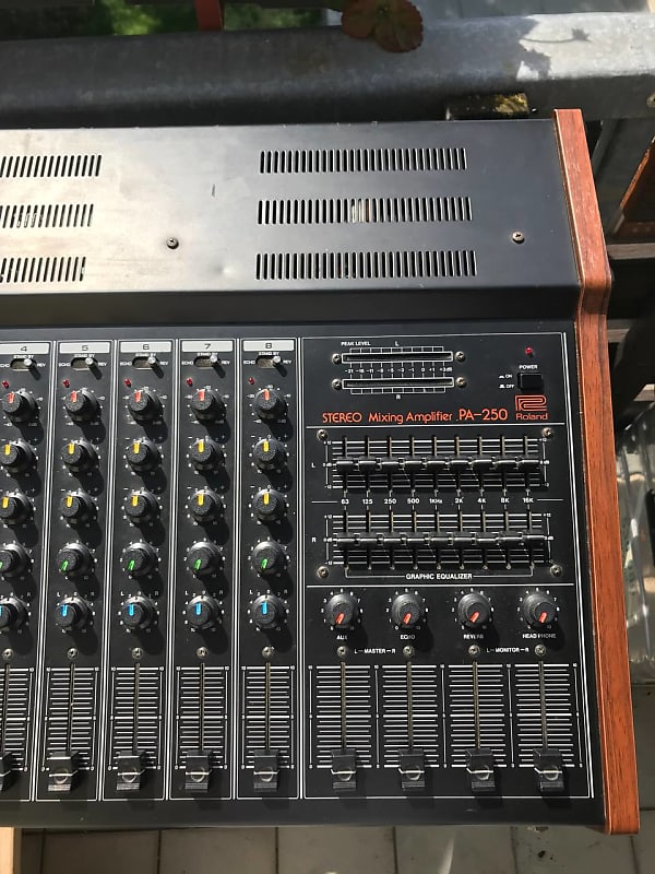 Roland PA.250 Stereo Mixer with Spring Reverb FOR SALE