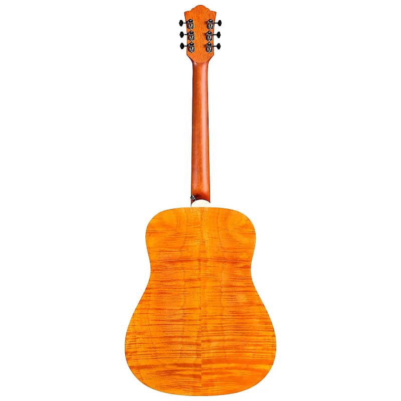 Guild Westerly Collection D-240E Flamed Mahogany image 4