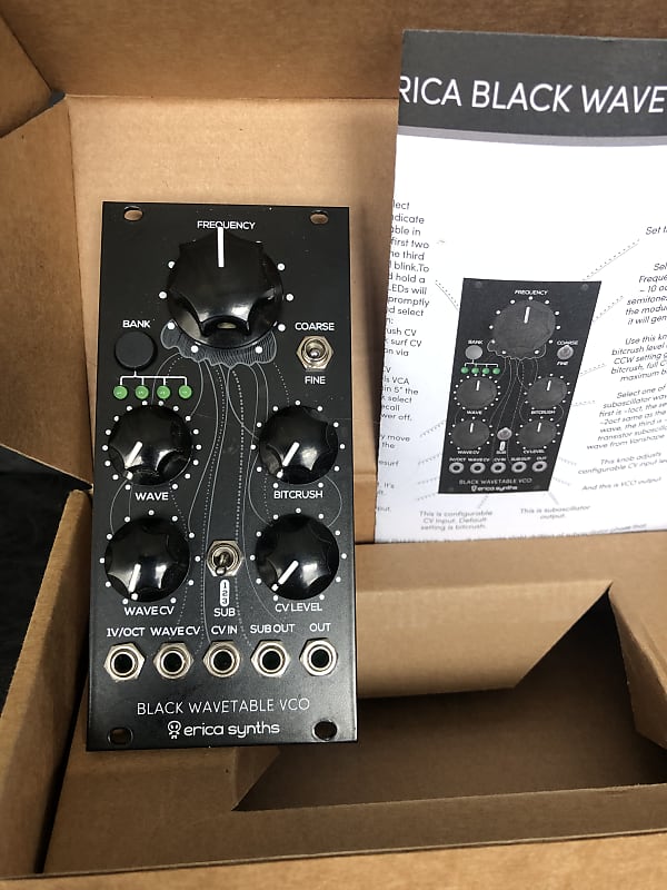 Erica Synths Black Wavetable VCO