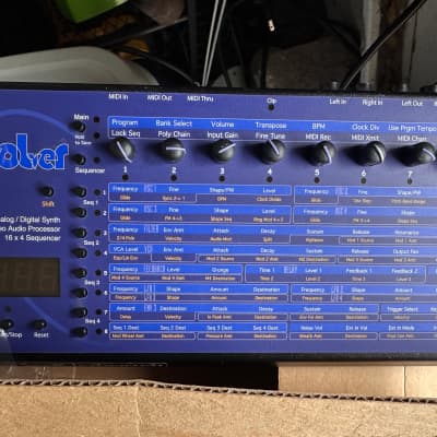 Dave Smith Instruments Evolver Desktop Monophonic Synthesizer 2002 - 2016 - Blue -NEW