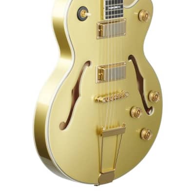 Epiphone Uptown Kat ES Electric Guitar Topaz Gold Metallic image 9