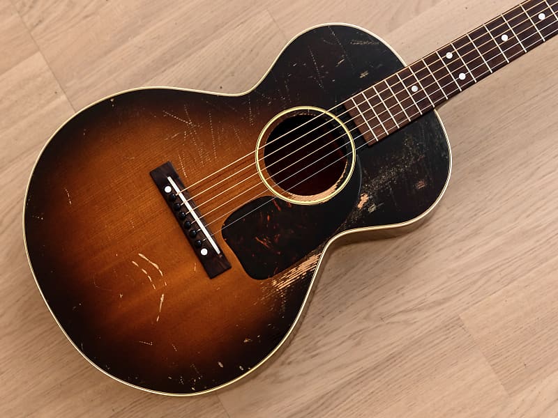 1950 Gibson LG-2 3/4 Vintage Short Scale Acoustic Guitar Sunburst w/ Case image 1
