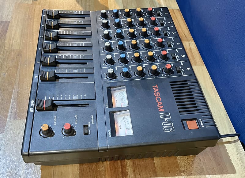 Tascam Model M-06 Mixer Board Analog Vintage_Power On
