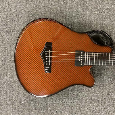 Emerald Custom Shop X10  Carbon Fiber Acoustic Electric Guitar w/ OHSC image 4
