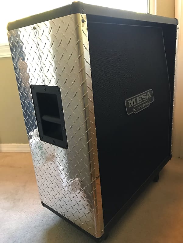 Mesa 4x12 Rectifier Oversized Cabinet with Diamond Plate Side Armor (Rare)