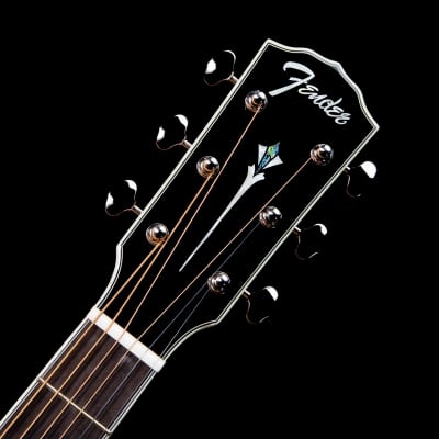 Fender Paramount PD-220E Dreadnought Acoustic-Electric Guitar - Ovangkol, Natural SN CC220612085 image 5