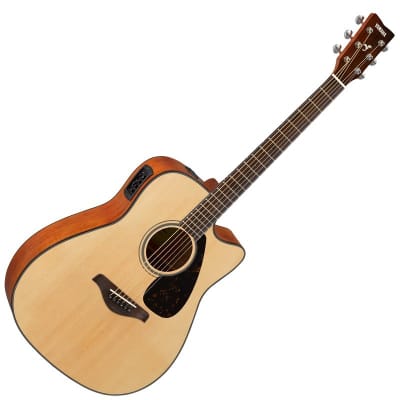 Yamaha FGX800C Acoustic-Electric Guitar - Natural image 1
