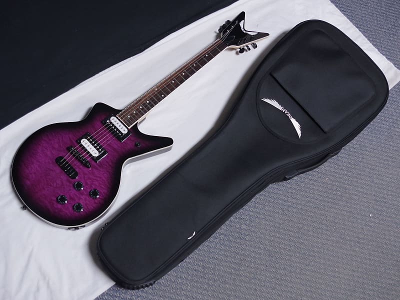 DEAN Cadillac X Quilt Maple electric GUITAR in Trans Purple Burst NEW w/ BAG -DMT Pickups - Bolt-on image 1