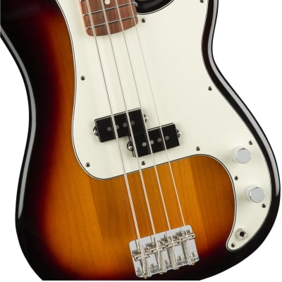 Fender Player Precision Bass, Pau Ferro Fingerboard, 3-Color Sunburst image 6