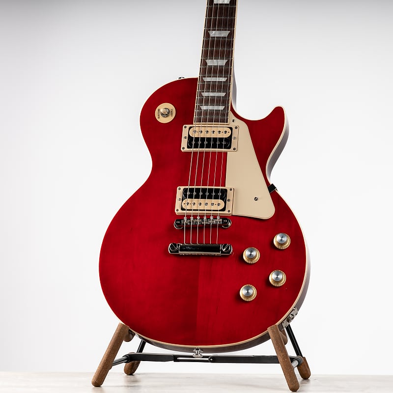 Gibson Les Paul Classic, Translucent Cherry Demo Reverb
