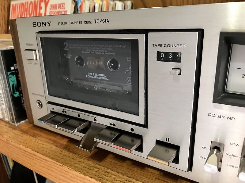 Rare Vintage Sony TC K4A Stereo FeCr CrO2 Cassette Tape Deck Rare Vintage Sony TC K4A Stereo FeCr CrO2 Cassette Tape Deck