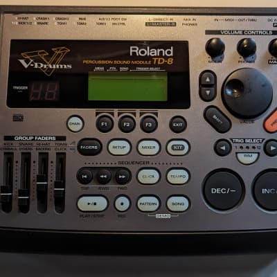 Roland TD-8 Drum Sound Module w/ Custom Kits