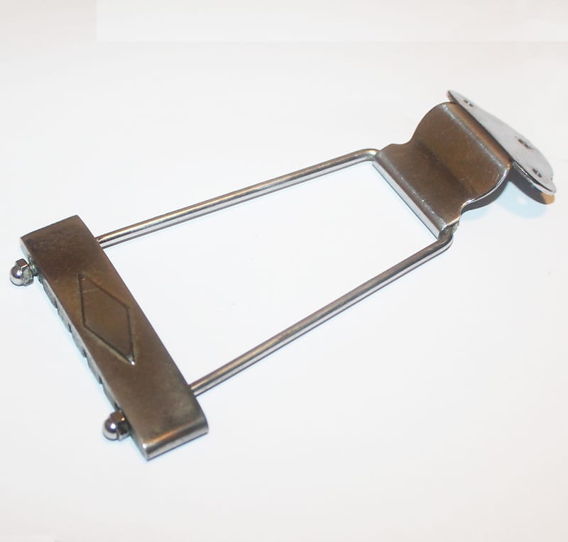 Epiphone Trapeze Tailpiece 1990's Chrome Reverb