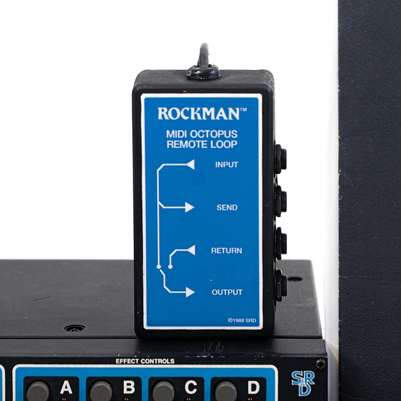 SR&D Rockman MIDI Octopus + 2 Remote Loops and Rack Mount