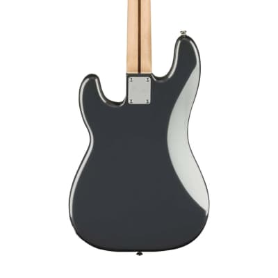Squier Affinity Series Precision PJ Bass Guitar, Laurel FB, Charcoal Frost Metallic image 4