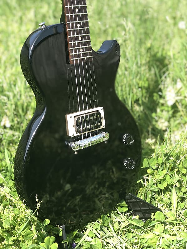 Epiphone Black Les Paul Junior Model | Reverb