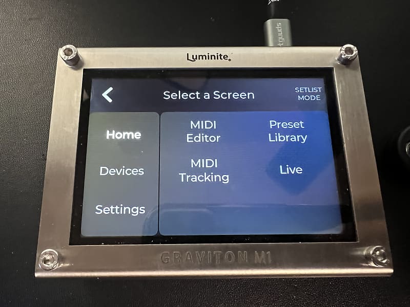 Luminite FX touchscreen Graviton M1 Midi Controller + wireless