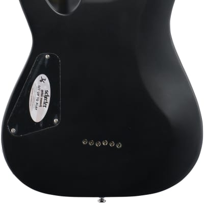 Schecter C-6 Deluxe Electric Guitar, Satin Black image 7