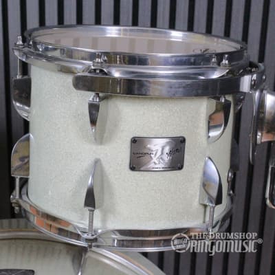 Canopus Yaiba II 22" - 10" - 12" - 16" Groove Kit Birch Ice White Sparkle Lacquer 4pcs JSM-B22S-IWSL image 3