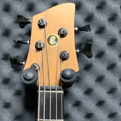 Elrick  5-String Bass, Thru-Neck, Bartolini  Pickups,Mid 90's ,Natural Finish image 5