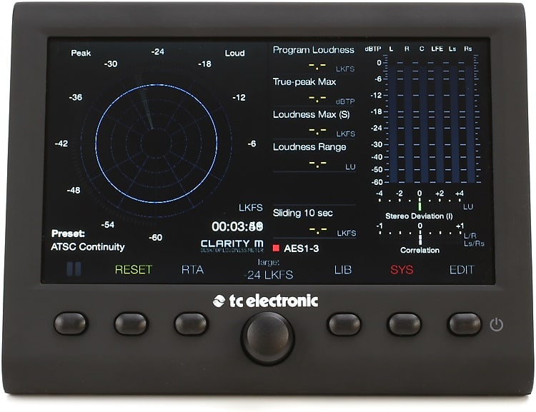 TC Electronic Clarity M V2 Stereo and 5.1 Audio Loudness Meter image 1