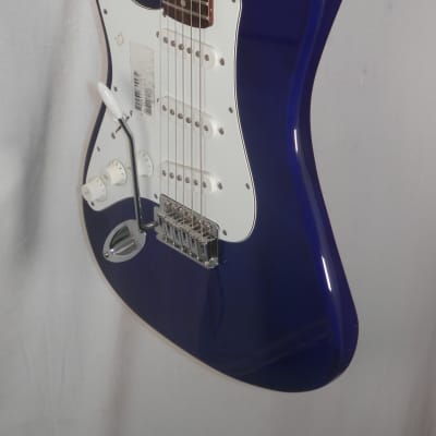 Silvertone SS-1l Cobalt Blue Left-Handed Strat Copy electric guitar lefty new old stock image 5