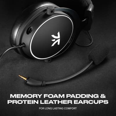 Fnatic REACT Gaming Headset for Esports with 53mm Drivers Metal