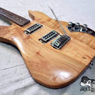 Home Brewed "Strat-o-Beast" Electric Guitar w/ Ric Pups (Natural Gloss Exotic Wood) image 16