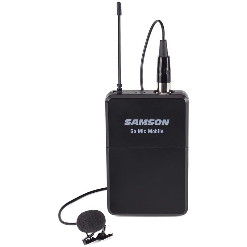 Samson Go Mic Mobile Wireless Beltpack Transmitter with LM8 Lavalier Microphone image 1