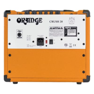 Orange Crush 20 Guitar Combo Amplifier, Orange image 5