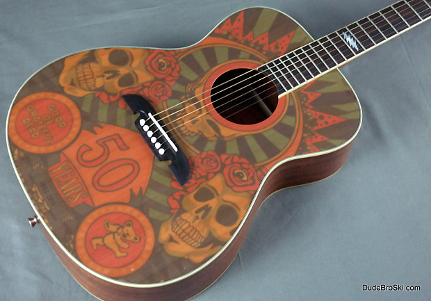 Alvarez grateful dead 50th deals anniversary acoustic guitar