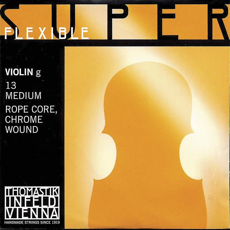 Thomastik Thomastik Infeld Superflexilble 4/4 Violin G String - Medium Gauge - Steel Ropecore with C image 1